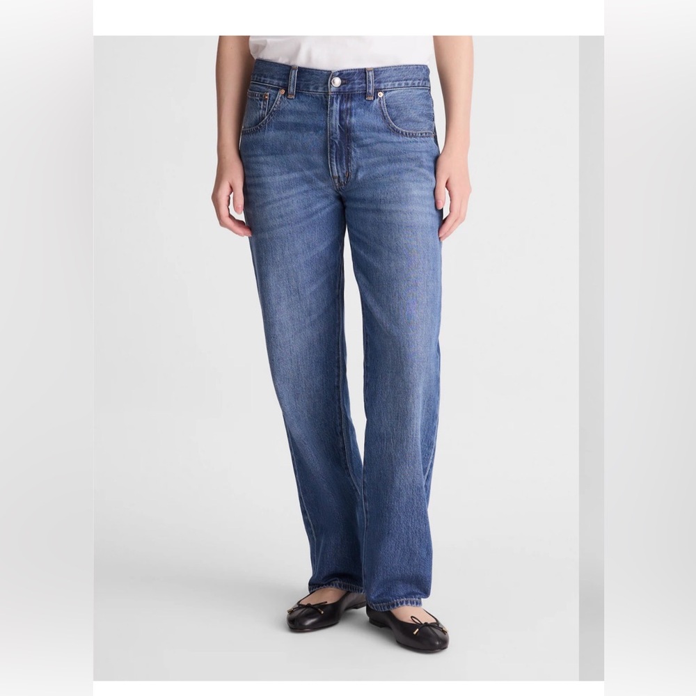 Dean Easy Straight Jeans - Airy Denim